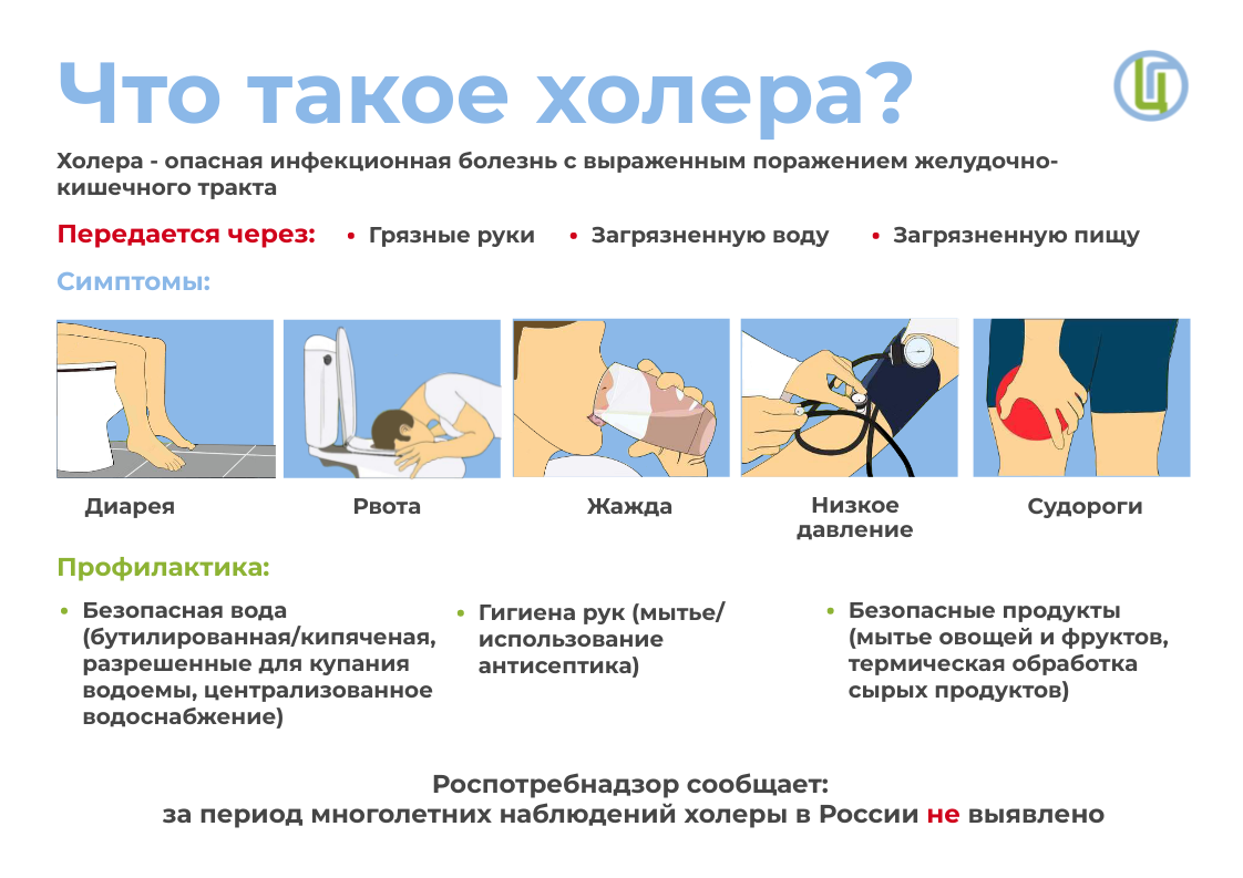 Правила профилактики холеры.